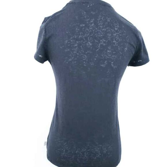 North Face Short Sleeve Shirt Black Small Hiking Outdoors Semisheer Top Stretch - Picture 2 of 7